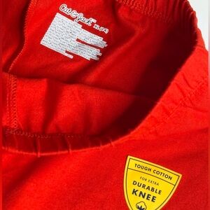 Cat & Jack Vibrant Red Leggings